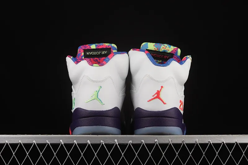 All categories Air Jordan Jordan series basketball shoes Air Jordan 5 G version Air Jordan 5 White Bel-Air AJ5 Joe 5 Fresh Prince 2020 version College Purple DB3335-100
